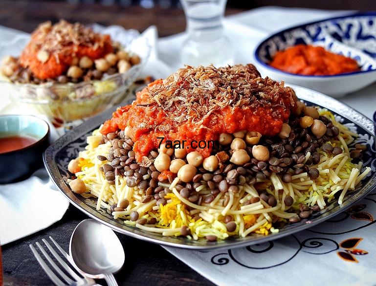 طريقة عمل العدس بجبة للكشري