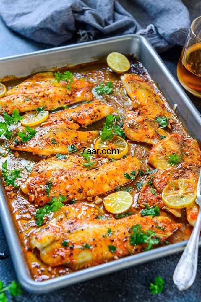 طريقة عمل صينية السمك